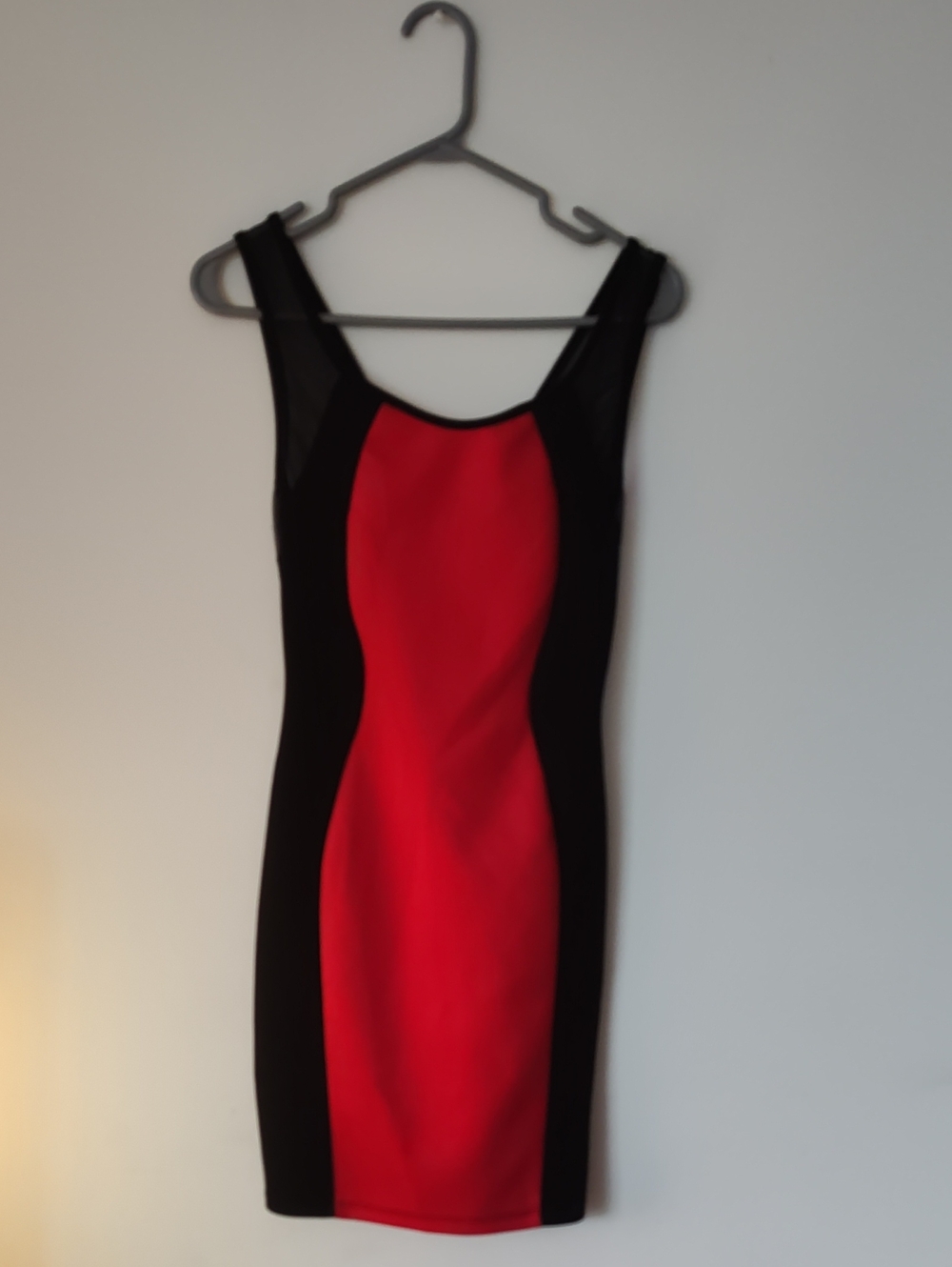 red and black Bodycon dress